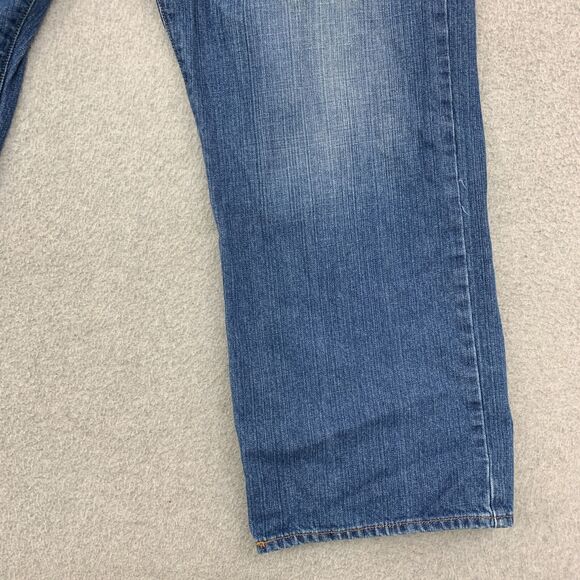 Lucky Brand Jeans Mens Size 38x30 (actual) Short Straight Leg Cotton Distressed - Picture 4 of 16